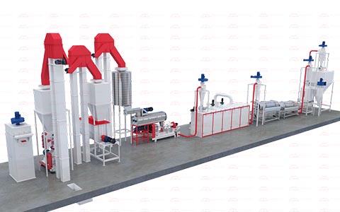 fish feed production line